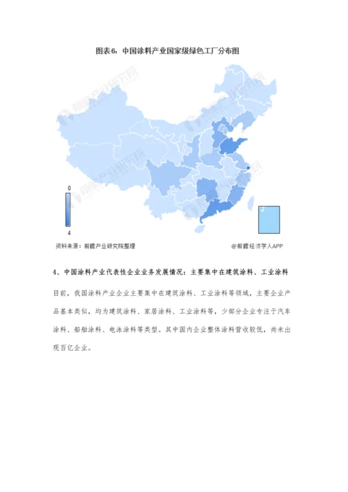 中国涂料行业产业链现状及市场竞争格局分析-市场集中度较低且竞争激烈.docx