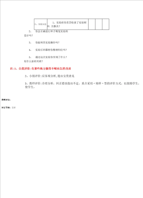 探究种子萌发的实验报告