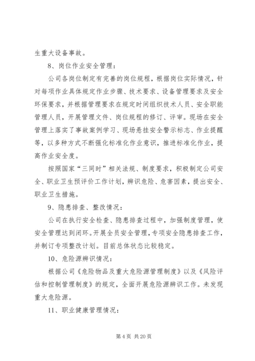 安全标准化自评报告 (2).docx