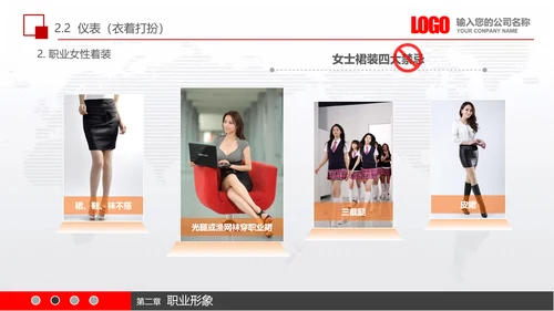 实用员工入职商务礼议培训PPT