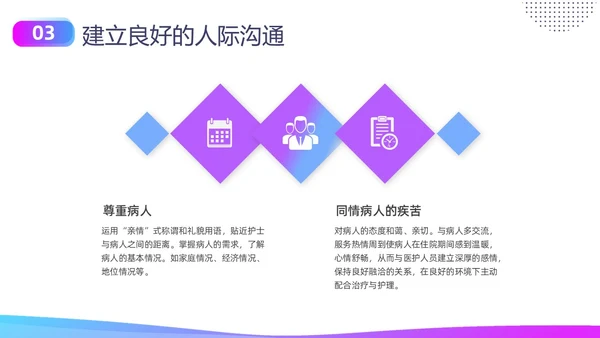 蓝色紫色商务实拍形状护士职业素养培训PPT课件