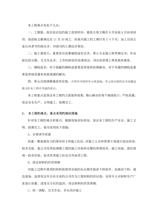 单元式幕墙综合施工组织设计.docx