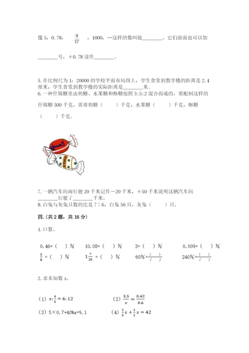 洛阳市小学数学小升初试卷及参考答案（名师推荐）.docx