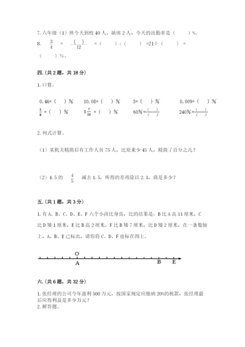 苏教版六年级数学小升初试卷精品（预热题）.docx