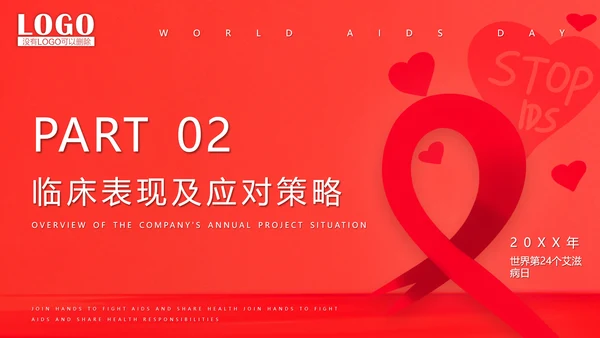 世界艾滋病日通用PPT课件