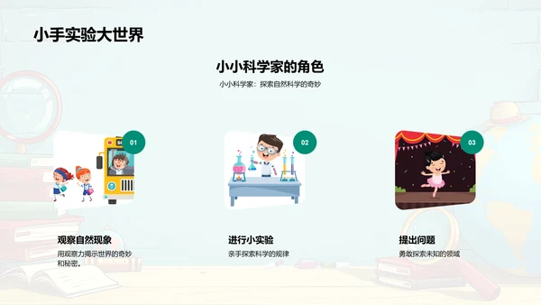 自然科学基础课PPT模板