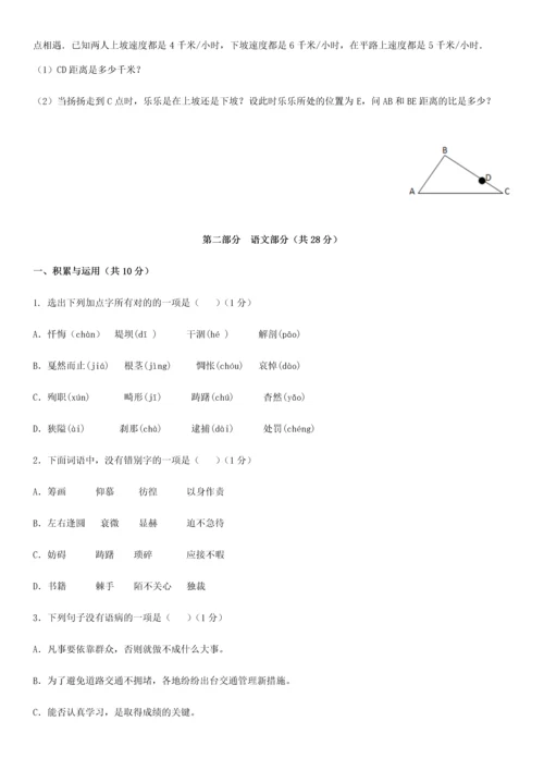 2023年小升初模拟题.docx