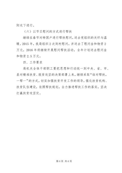 精准扶贫XX年帮扶工作计划.docx
