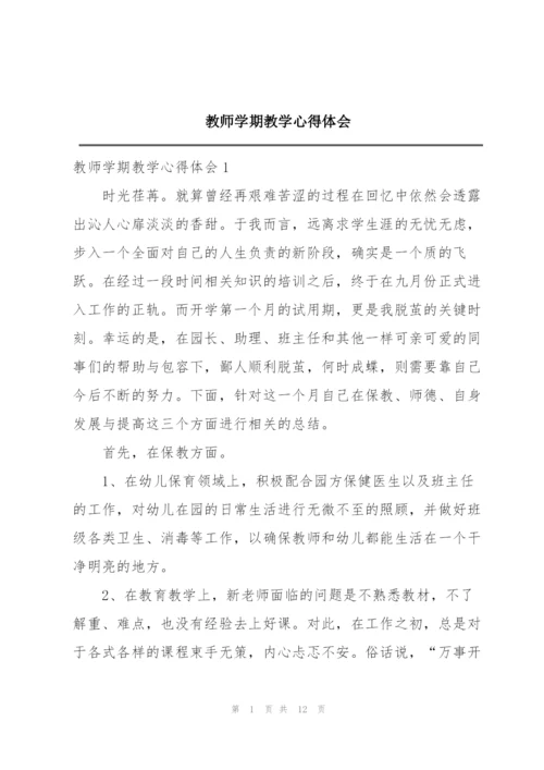 教师学期教学心得体会.docx