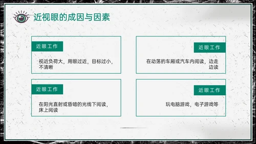 世界视力日，远离近视眼通用PPT模板