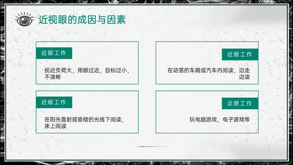 世界视力日，远离近视眼通用PPT模板