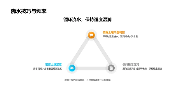 小学植物养护课PPT模板