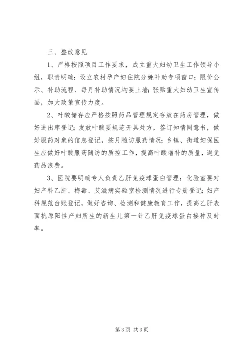 妇幼卫生服务项目汇报材料 (2).docx