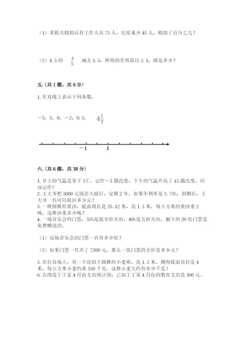 西师大版六年级数学下学期期末测试题及答案（易错题）.docx