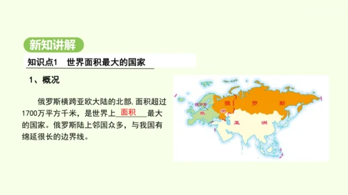 8.4.1 世界面积最大的国家 世界能源大国（课件28张）-2024-2025学年七年级地理下学期人