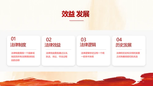 红色大气民法讲义法律知识讲座动态PPT模板