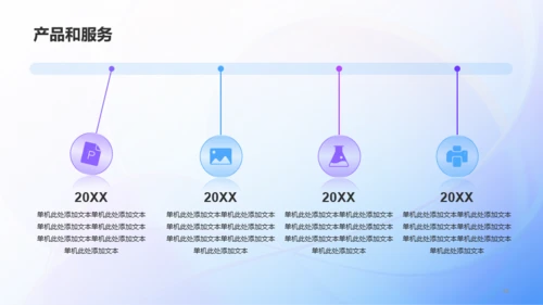 蓝紫创意酷炫商业计划书PPT