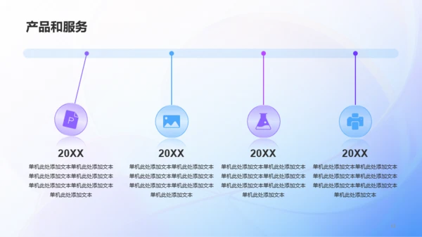 蓝紫创意酷炫商业计划书PPT