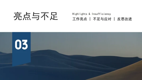蓝色实景年度总结汇报ppt模板