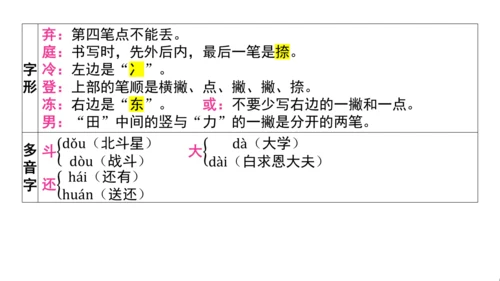 统编版语文三年级上册第七 八单元核心知识梳理课件