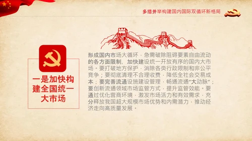 学习国内国际双循环战略发展新格局PPT经济格局