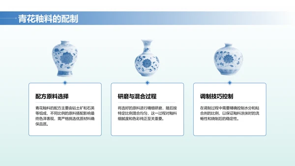蓝色中国风文博讲座青花瓷特辑PPT模版