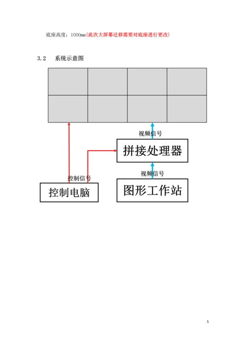 大屏幕搬迁改造施工方案.docx