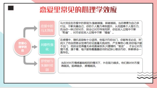 大学生恋爱心理通用PPT模板