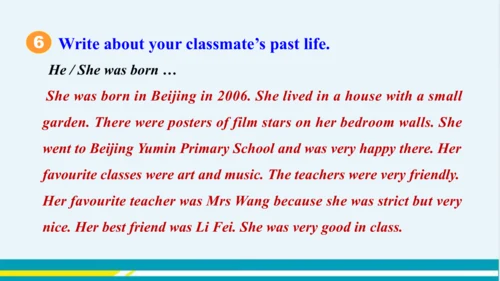 Module 7 Unit 3 教学课件-外语教研版中学英语七年级下