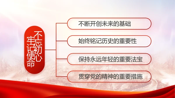 红色大气基层党建廉政述职报告PPT