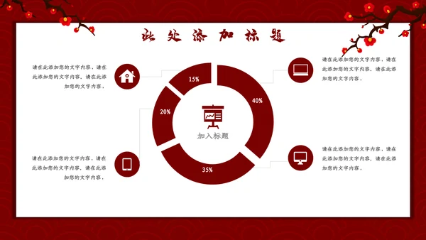 喜庆恭贺新春新年通用PPT模板