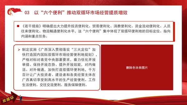 持续扩大对内对外开放打造国内国际双循环市场经营便利地专题党课PPT