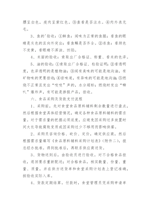 食堂食品采购管理制度.docx