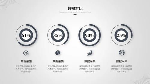 创意黑白简约线条艺术毕业答辩毕业论文开题报告ppt模板