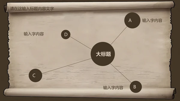 复古古韵中国风卷轴ppt动态模板