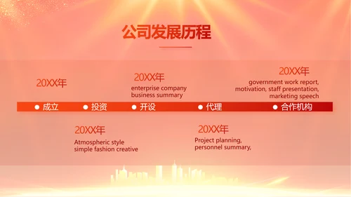红色喜庆社区联欢会活动PPT