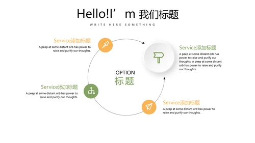 简约绿色清新水果动态PPT