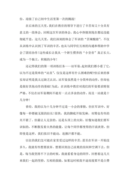 初一新生军训心得体会汇编15篇 (2).docx