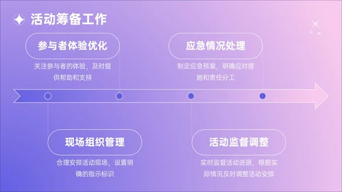 紫色简约风健身活动推广