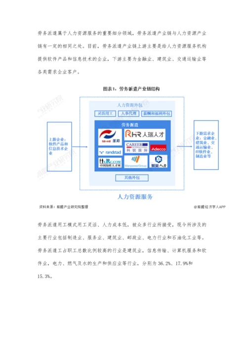 中国劳务派遣行业市场现状、竞争格局及发展趋势分析-融合互联网发展潜力大.docx