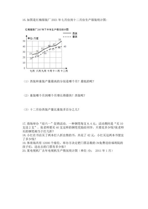 六年级小升初数学解决问题50道附答案解析.docx