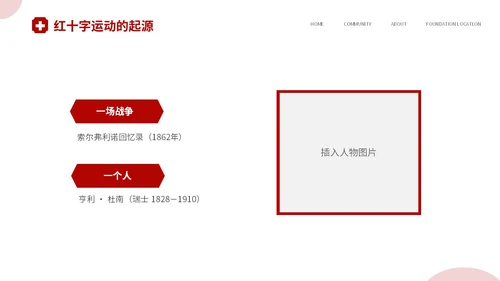 红色简约插画风安全护航救在身边58世界红十字日应急救护培训