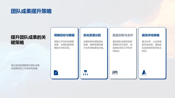 团队季度成果报告PPT模板