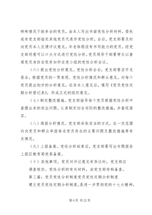 党员党性分析制度.docx