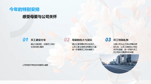 母爱的温暖，公司的关怀