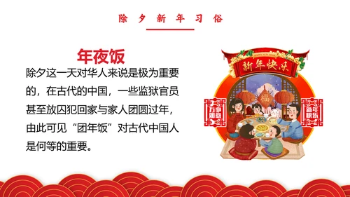春节联欢晚会过年的习俗新年通用PPT模板