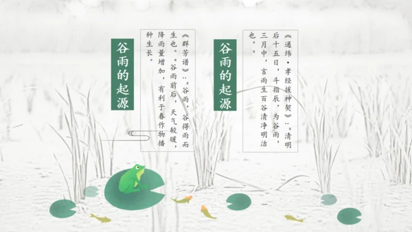二十四节气谷雨通用PPT模板