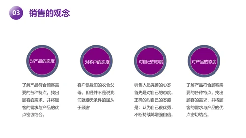 紫色新人销售培训课件PPT模板