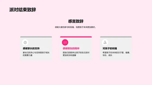 生日快乐，成长快乐PPT模板