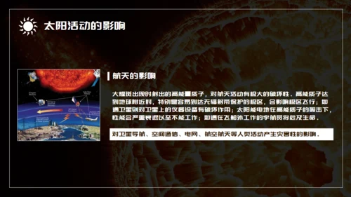 语文课件太阳对地球的影响通用PPT模板